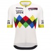 Bekleidung Herren Santini UCI Gravel Weltmeisterschaft trikot Flandern 2024-Weiss