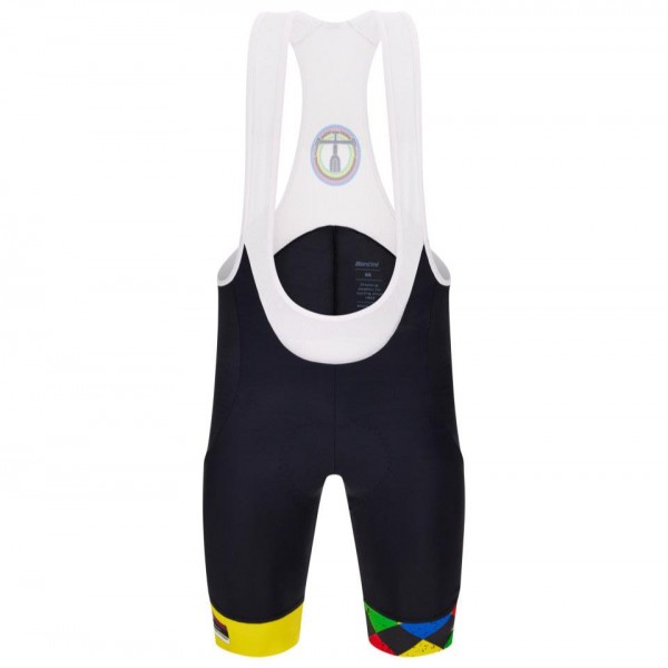 Bekleidung Herren Santini UCI Gravel UCI World Championship Flanders tragerhose 2024