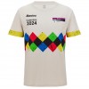 Bekleidung Herren Santini UCI Gravel Weltmeisterschaft T-Shirt Flandern 2024 Bekleidung Herren Santini UCI Gravel Weltmeisterschaft T-Shirt Flandern 2024