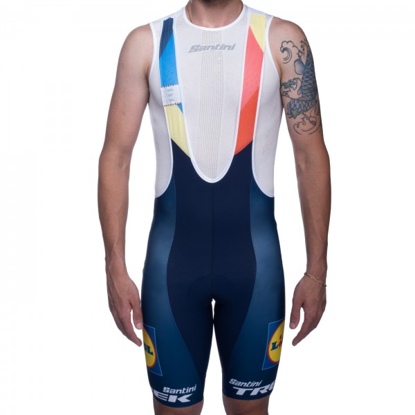 Bekleidung Herren Santini Lidl Trek 2024 tragerhose