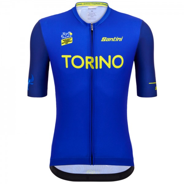 Bekleidung Herren Jersey Santini Tour de France 2024-Turin