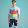 Bekleidung Herren Santini Tour de France 2024 trikot-Nizza Bekleidung Herren Santini Tour de France 2024 trikot-Nizza
