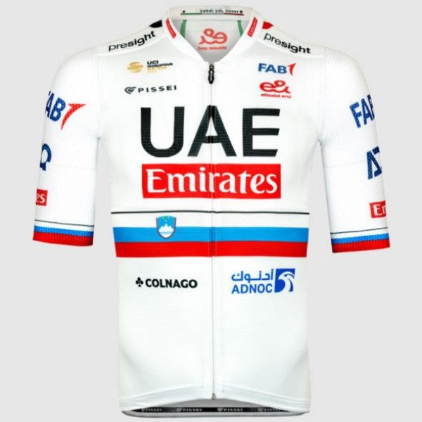 Bekleidung Herren Pissei Team UAE 2024 Magistrale Trikot-Slowenischer Meister