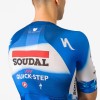 Bekleidung Herren Castelli Soudal Quick-Step 2024 Sanremo BTW Speed Suit einteiler