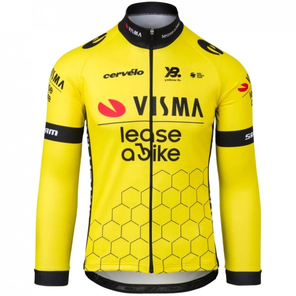 Bekleidung Damen Team Visma Lease a bike 2025 frau langarm trikot