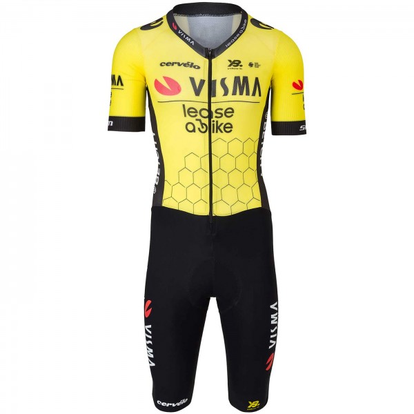 Bekleidung Herren Team Visma Lease a bike 2025 Premium skinsuit