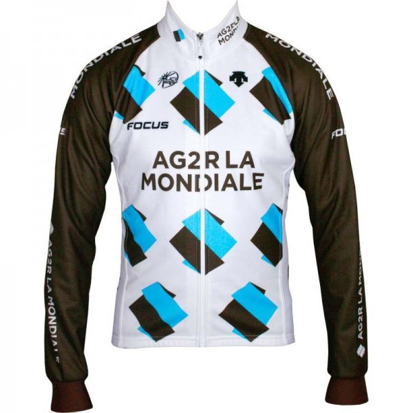 AG2R LA MONDIALE 2015 Fahrrad Winterjacke