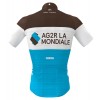 AG2R La Mondiale 2019 Radtrikot kurzarm(langer Reißverschluss)