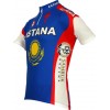 Astana Slowenischer Meister 2010-Kurzarmtrikot mit kurzem Reißverschluss