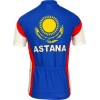 Astana Slowenischer Meister 2010-Kurzarmtrikot mit kurzem Reißverschluss