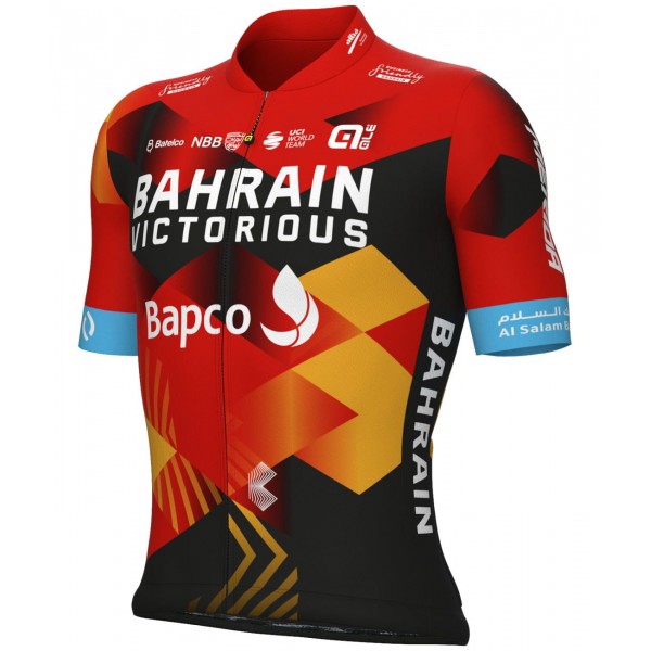 Bahrain Victorious 2023 Radtrikot kurzarm-ALE