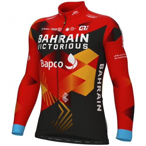 Bahrain Victorious 2023 Radtrikot langarm-ALE