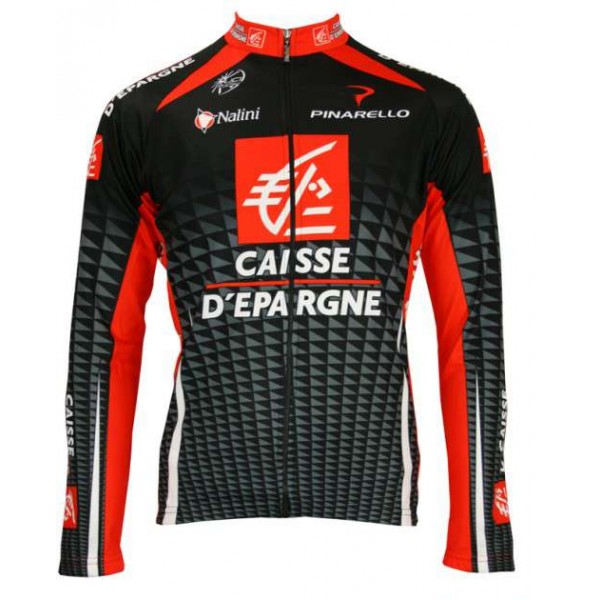 Caisse d'Epargne 2010-Radsport-Langarmtrikot