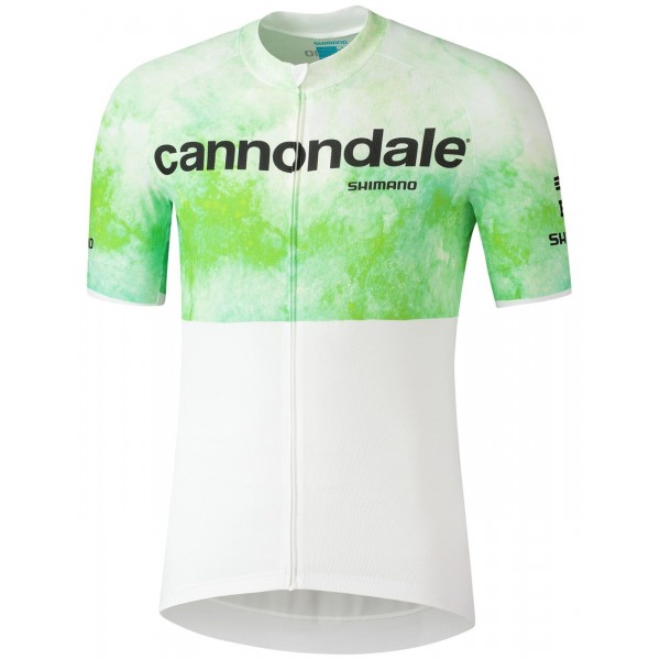 Cannondale FACTORY RACING 2022 Radtrikot kurzarm weiß(langer RV)