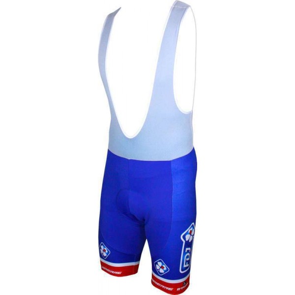 FRANCAISE DES JEUX(FDJ) 2016 Trägerhose blau-B'TWIN