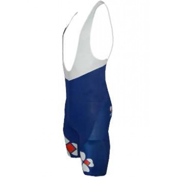 Francaise des Jeux(FdJ) 2005-Radsport-Trägerhose blau