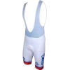 FRANCAISE DES JEUX(FDJ) 2016 Trägerhose weiß-B'TWIN FRANCAISE DES JEUX(FDJ) 2016 Trägerhose weiß-B'TWIN