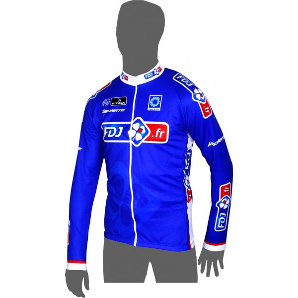 FRANCAISE DES JEUX(FDJ.fr) 2014 Langarmtrikot