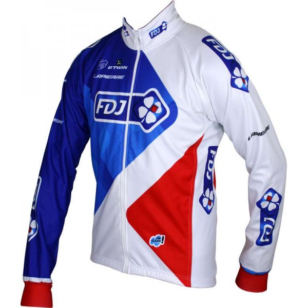 FRANCAISE DES JEUX(FDJ) 2016 Fahrrad Winterjacke B'TWIN