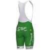 Green Project-Bardiani Csf-Faizane' 2023 Set(Radtrikot langer RV+Trägerhose)-ALE