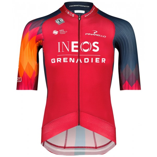 INEOS GRENADIERS 2023 EPIC RACE Radtrikot kurzarm(langer RV)