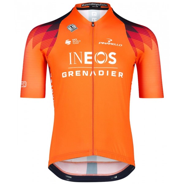 INEOS GRENADIERS 2023 training edition ICON Radtrikot kurzarm(langer RV)