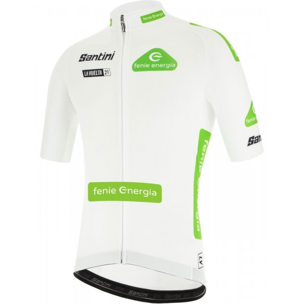 La Vuelta 2021 MAGLIA BLANCO(weiß) Radtrikot kurzarm
