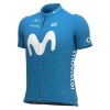 MOVISTAR 2021 Radtrikot kurzarm(langer RV)-ALE