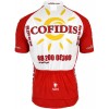 Cofidis 2008 Kurzarmtrikot mit kurzem Reißverschluss Cofidis 2008 Kurzarmtrikot mit kurzem Reißverschluss