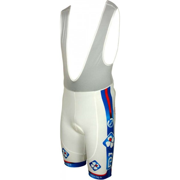 Trägerhose weiß-FRANCAISE DES JEUX(FDJ)-BIG MAT 2012