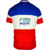 OMEGA PHARMA-QUICKSTEP Französischer Zeitfahrmeister 2012/13-Kurzarmtrikot mit langem Reißverschluss