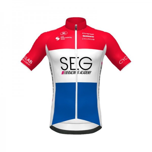 SEG Racing Academy niederländischer Meister 2021 Radtrikot kurzarm
