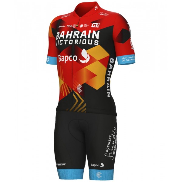 Bahrain Victorious 2023 Set(Kurzarmtrikot+Trägerhose)-ALE