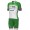 Green Project-Bardiani Csf-Faizane' 2023 Set(Radtrikot langer RV+Trägerhose)-ALE