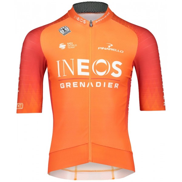 INEOS GRENADIERS 2022 training edition EPIC RACE Radtrikot kurzarm(langer RV)