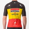 Soudal Quick-Step belgischer Meister 2023 Competizione Radtrikot kurzarm