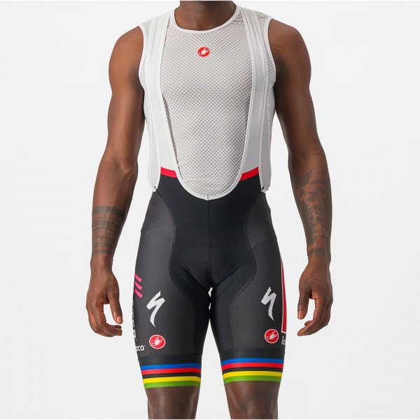 Soudal Quick-Step Straßenrad Weltmeister 2023 Competizione Trägerhose kurz